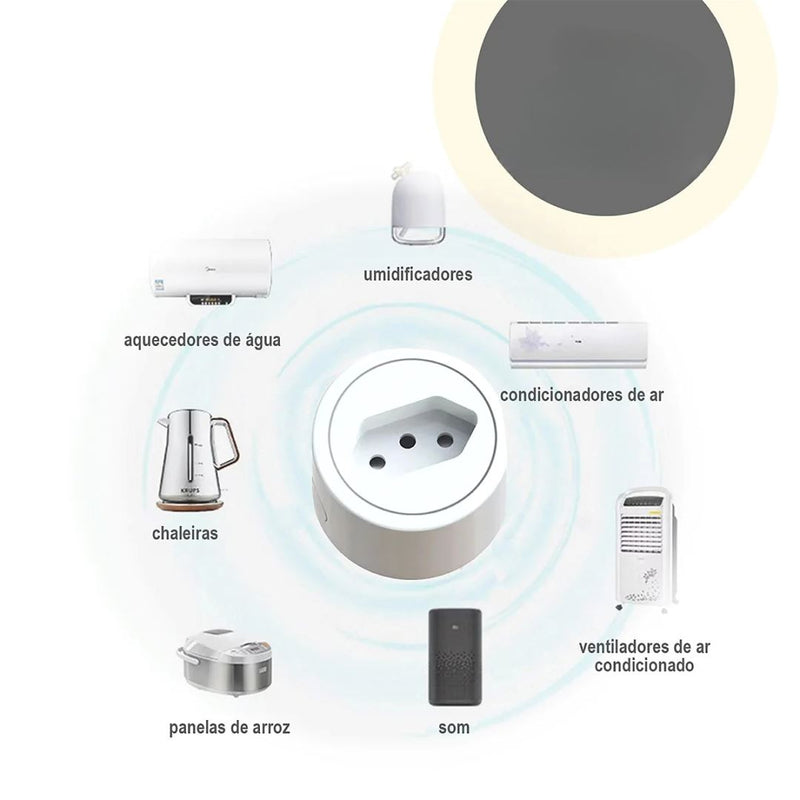 Tomada Inteligente Wi-Fi com Controle por Voz