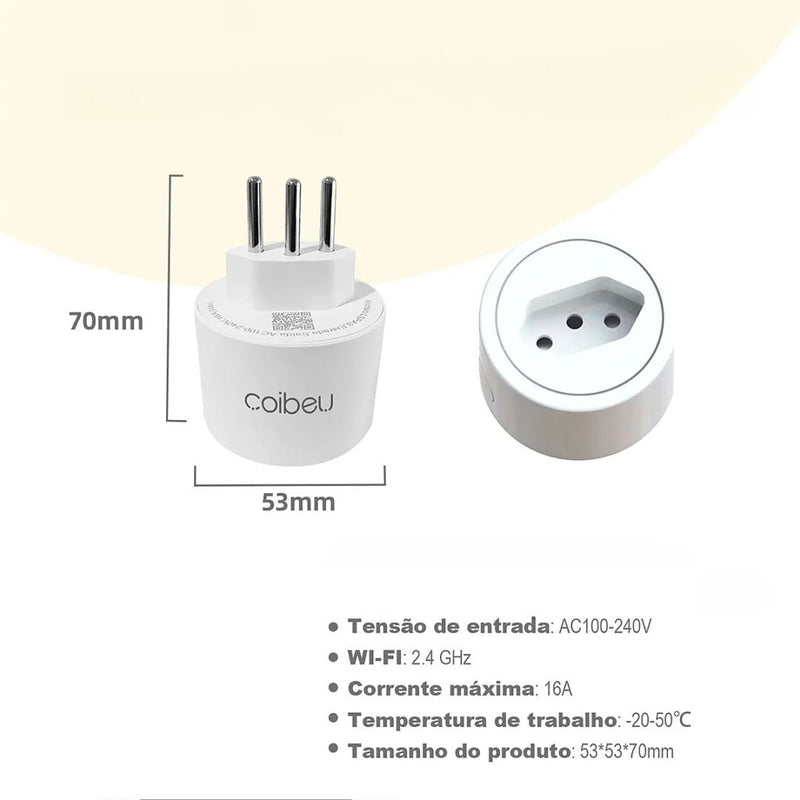 Tomada Inteligente Wi-Fi com Controle por Voz